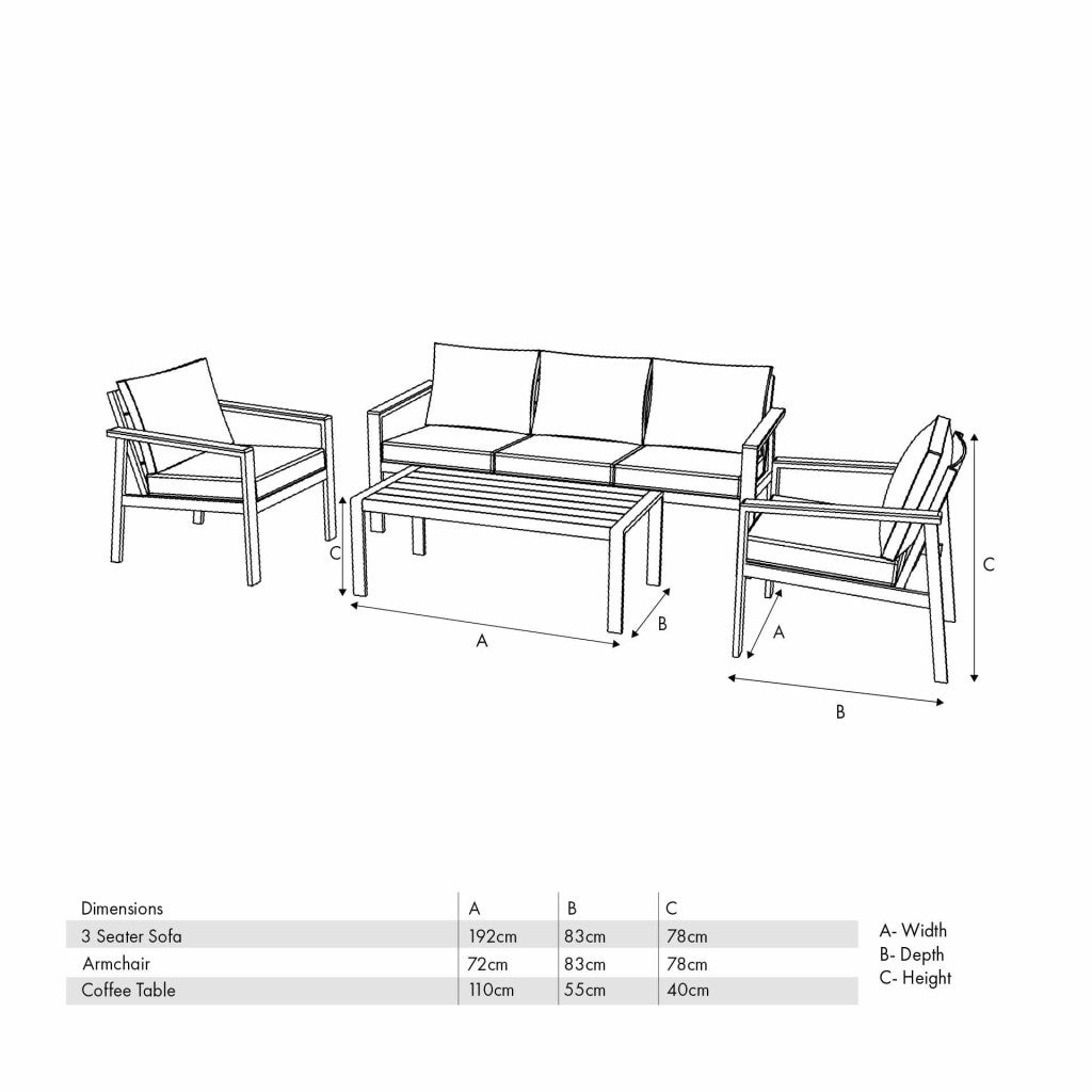 Aruba Seating Set