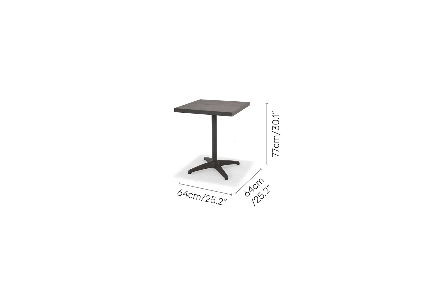 Urbanite Deluxe Dark Reclining Bistro Set (2 Reclining Chair)