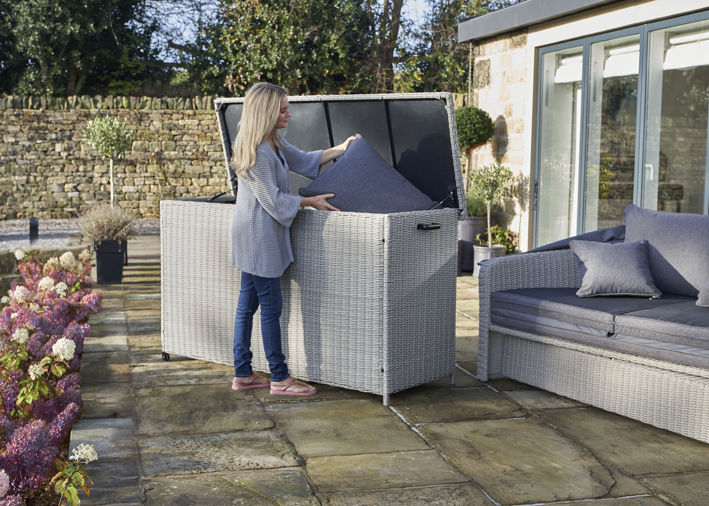 Bermuda Cushion Storage Box - Large