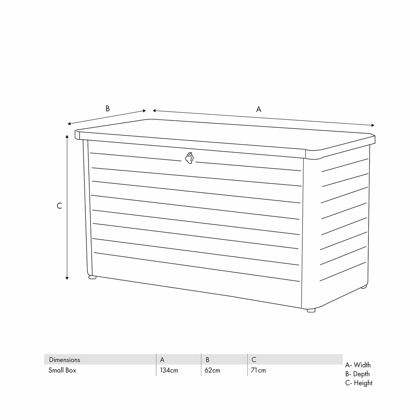 Rhode Island Steel Cushion Box - Small