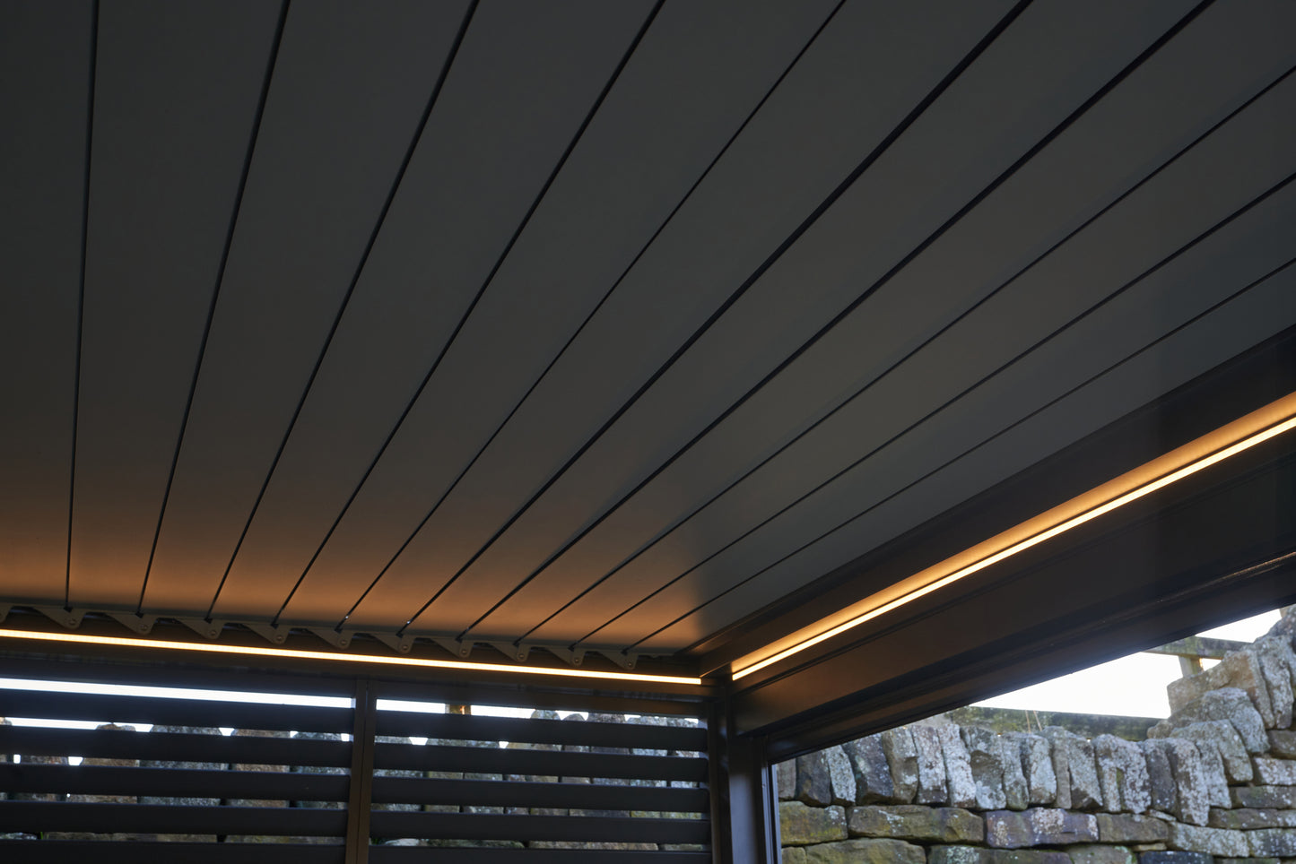 Abierto Full-Electric Pergola 3 × 4 m – Includes LED Lighting, Electric Blinds, Delivery & Installation