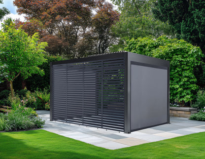 Abierto Full-Electric Pergola 3 × 4 m – Includes LED Lighting, Electric Blinds, Delivery & Installation