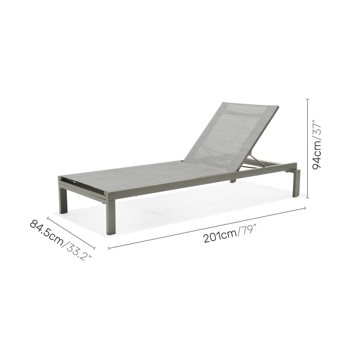 Solana Lounger Set (2 Stacking Loungers)