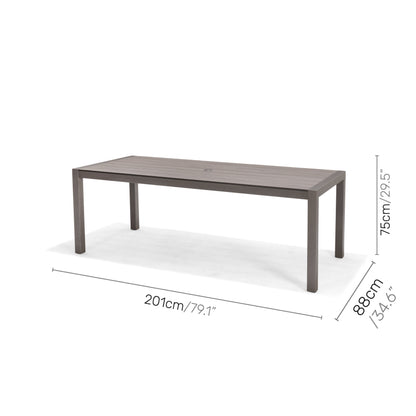 Solana Dining Set (8 Mixed Chair)